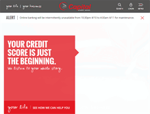 Tablet Screenshot of capitalcu.com